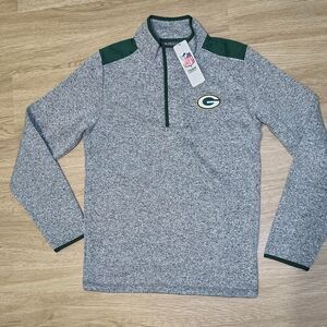 Green Bay Packers Quarter-Zip Pullover – Size S (NWT)